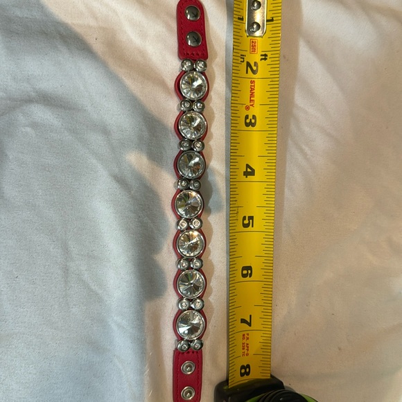 Like new never worn leather adjustable bracelet - Picture 3 of 5